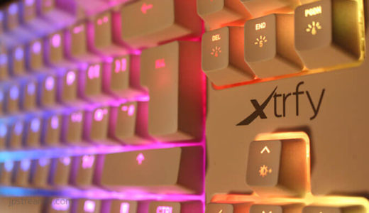 【Xtrfy K4 TKL RGB WHITE 開封＆レビュー】スタビライザーにシリコングリス注入でキー動作が安定化したゲーミングキーボード